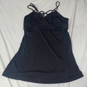 Luluemon black tank size 4